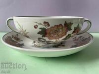 Wedgwood διπλό σετ μπολ και πιατάκι