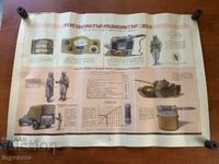 PLANȘĂ EDUCATIVĂ MILITARĂ APĂRARE CIVILĂ-70X50 CM