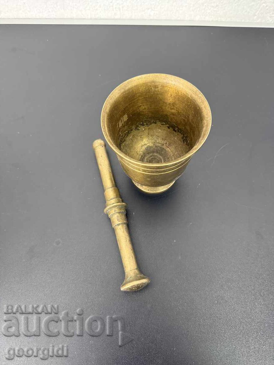 Licitație Mojar vechi din bronz / pistil. Nr. 8126