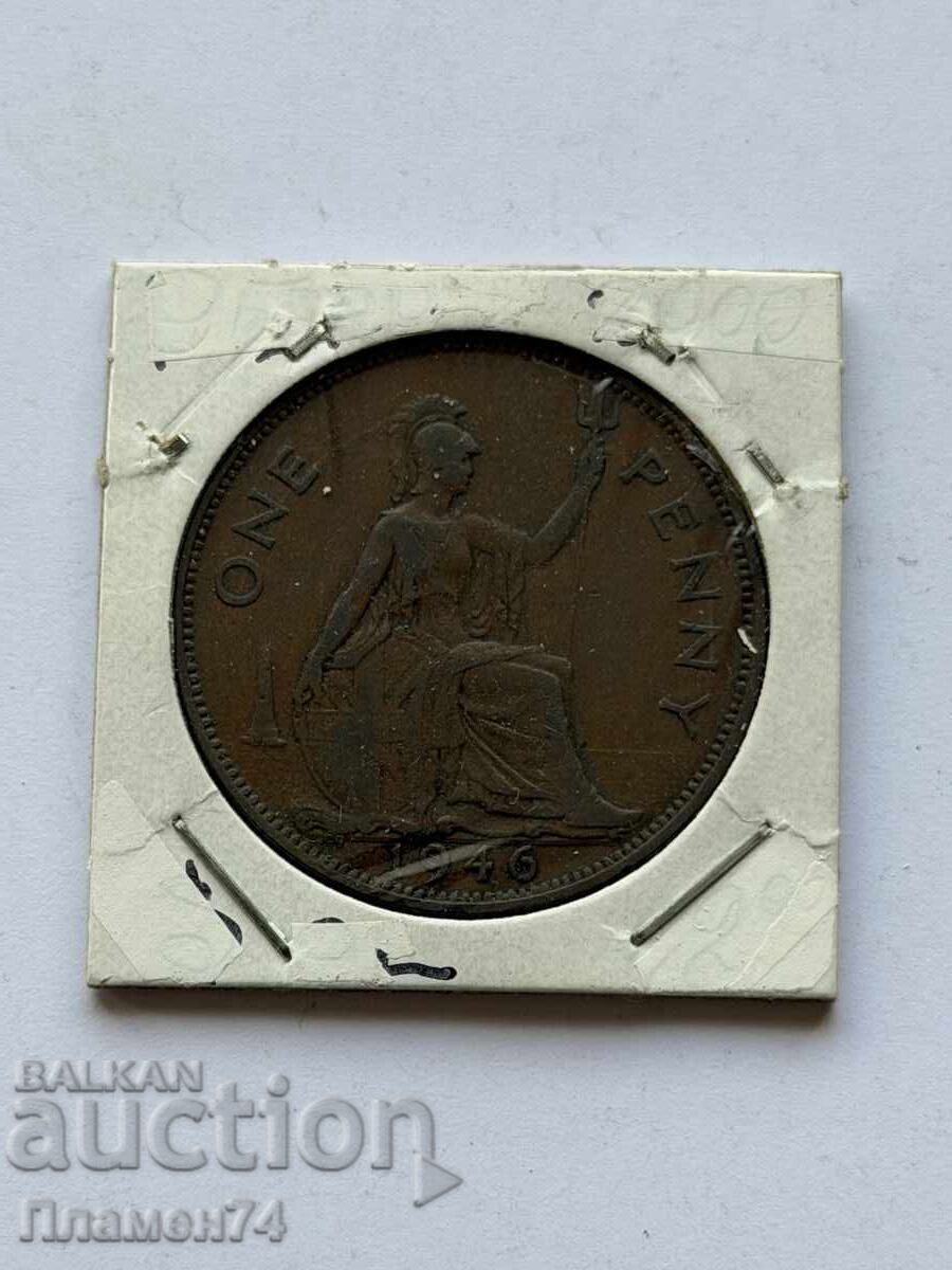 1 πένα 1946 Μεγάλη Βρετανία με τιμή € 2.00 | 3.91 BGN