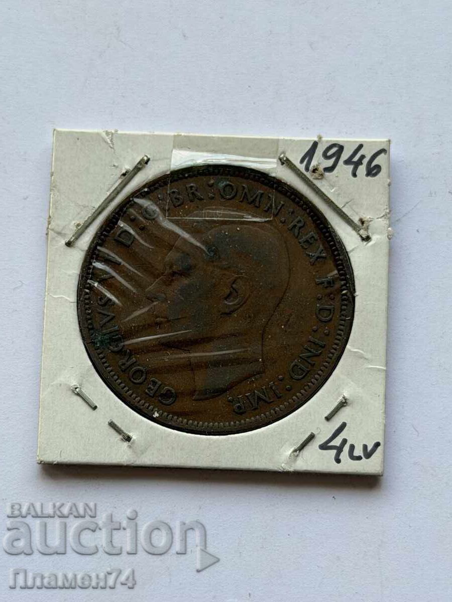 1 πένα 1946 Μεγάλη Βρετανία