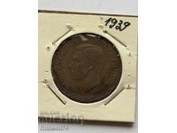 1/2 пени 1939 Великобритания