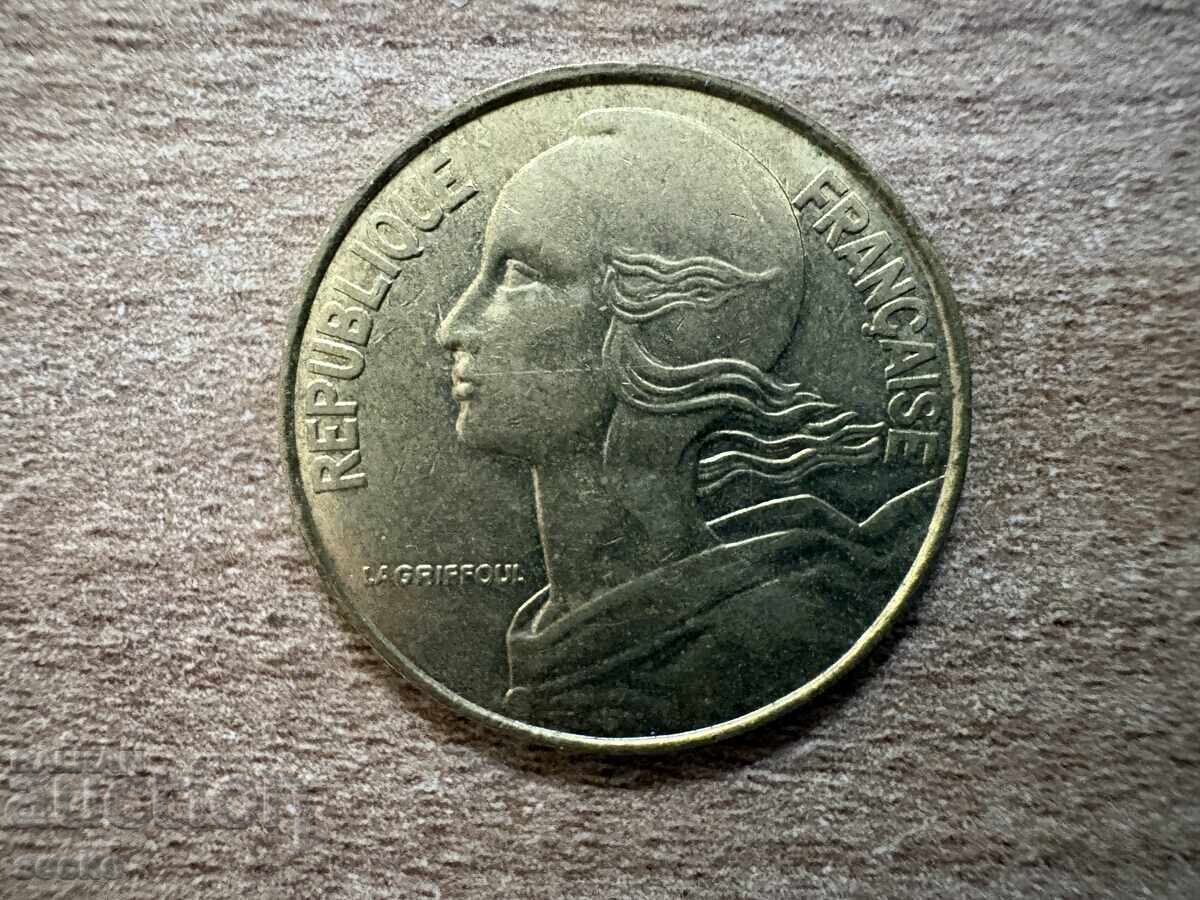 Franța - 20 centime (1988) cu preț € 0.10 | 0.20 BGN