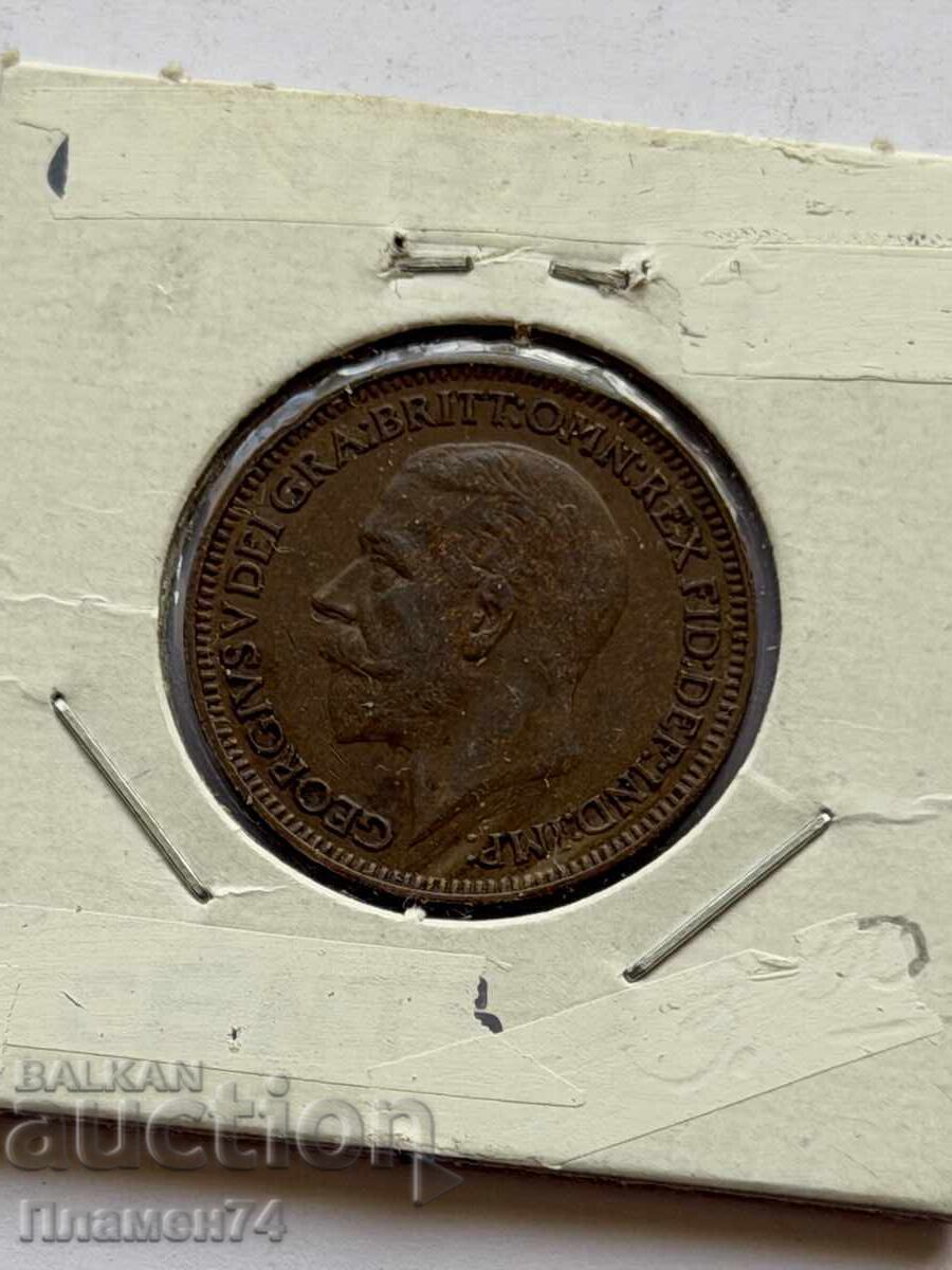 1 farthing 1936 Marea Britanie