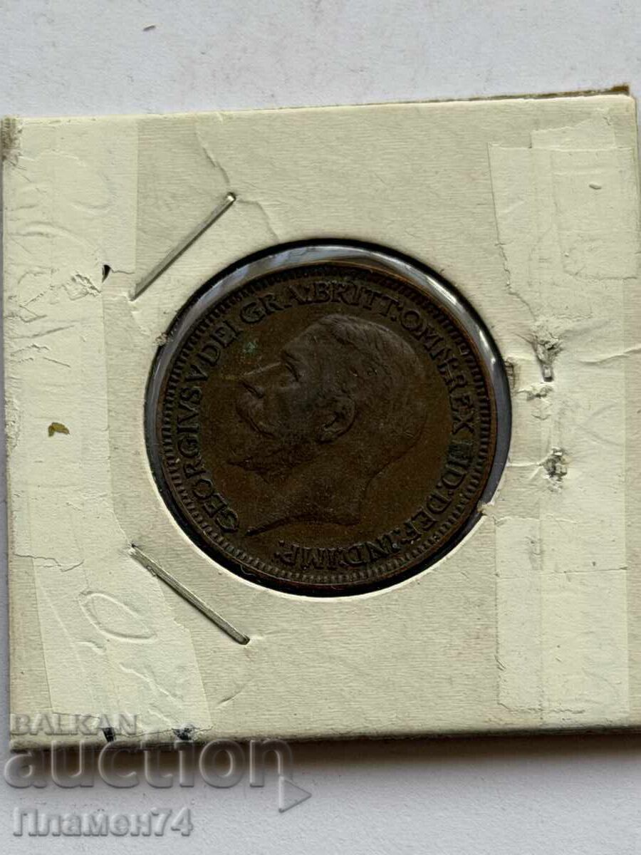 1 farthing 1936 Marea Britanie