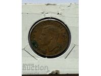 1 farthing 1942 Marea Britanie