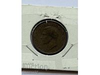 1 фартинг 1948 Великобритания