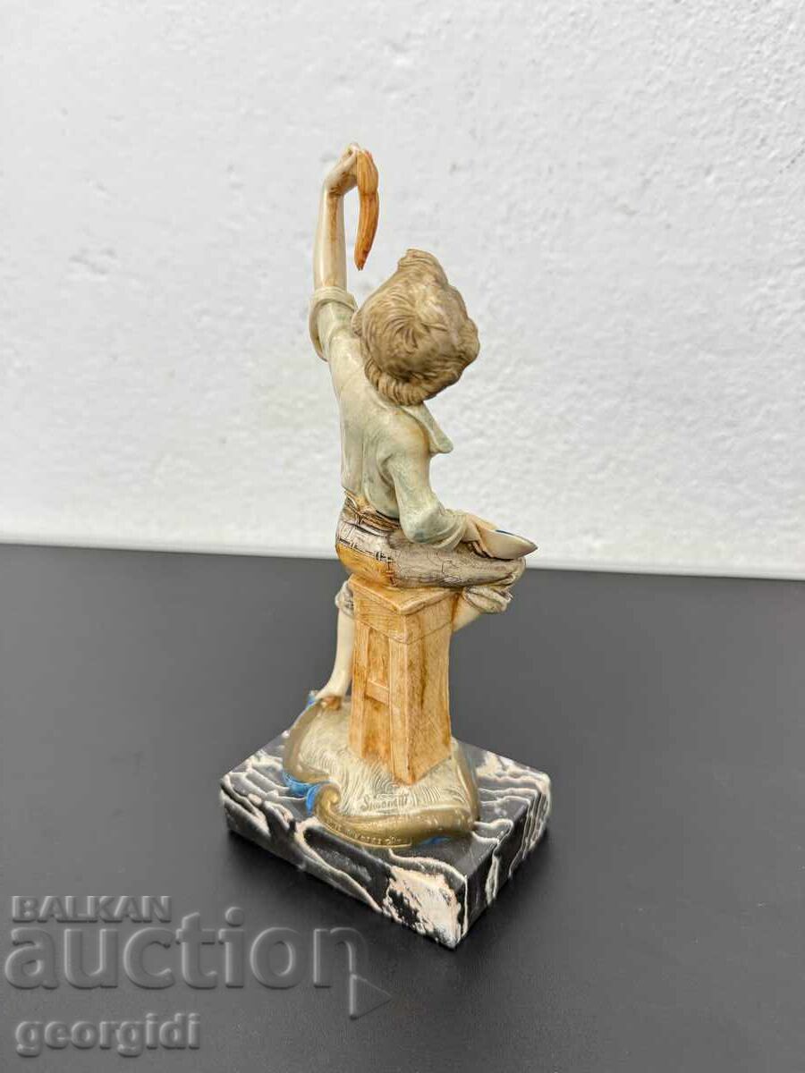 Statuetă italiană - Amilcare Simonetti №8128 - 5