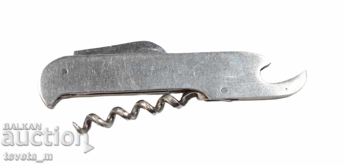 Bottle opener, small knife, and corkscrew Veliko Tarnovo socialist era with price € 3.00 | 5.87 BGN