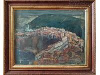 Картина "Велико Търново", худ. Никола Дончев, 1960-те год.