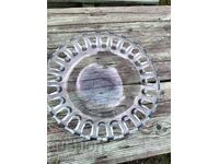 Μεγάλη χειροποίητη γυάλινη φρουτιέρα