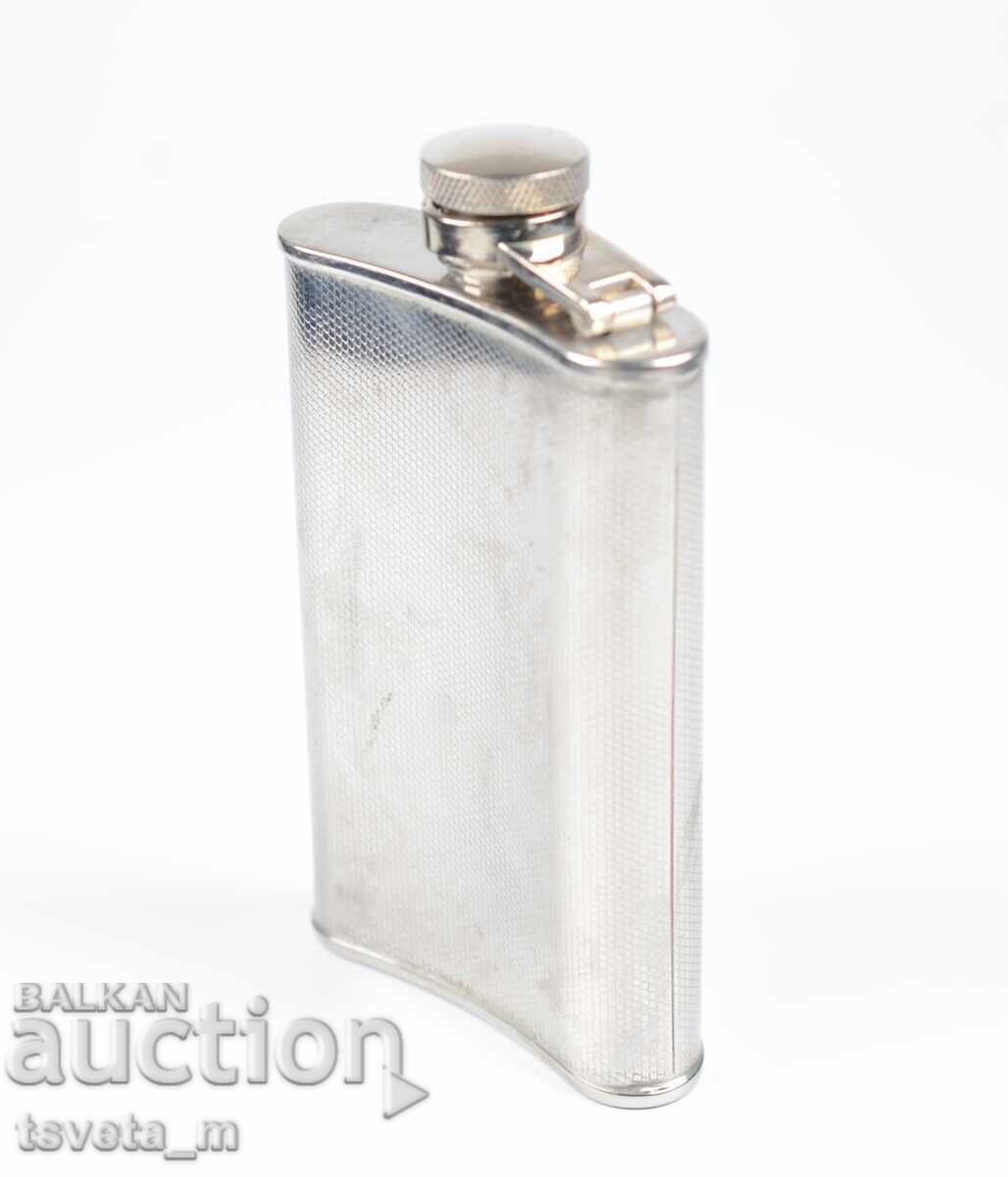 Delivery of Metal alcohol flask 3 1/2 oz / 120 ml
