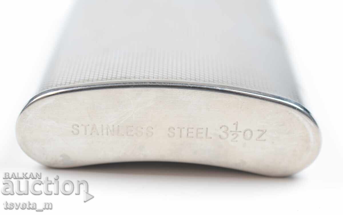 Metal alcohol flask 3 1/2 oz / 120 ml - 5