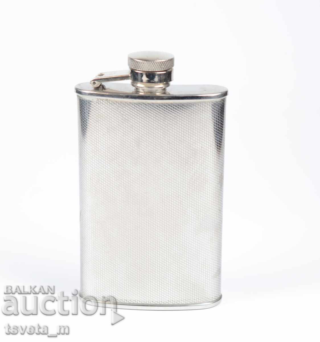 Metal alcohol flask 3 1/2 oz / 120 ml