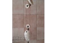 Greutate porțelan rolă tavan de la un candelabru vechi lampă cu gaz