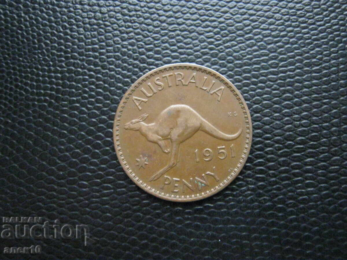 Australia 1 penny 1951 z