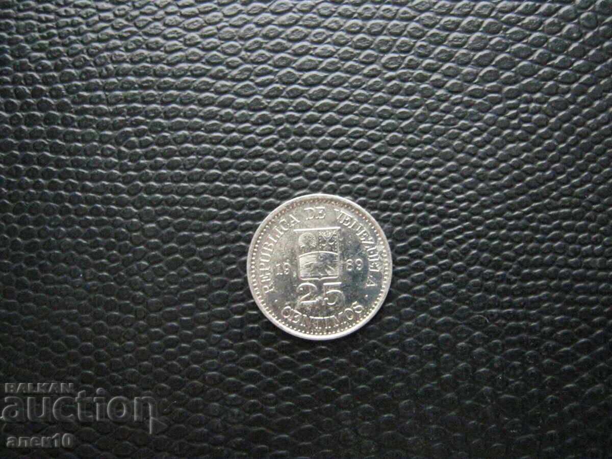 Venezuela 25 centavos 1989 z