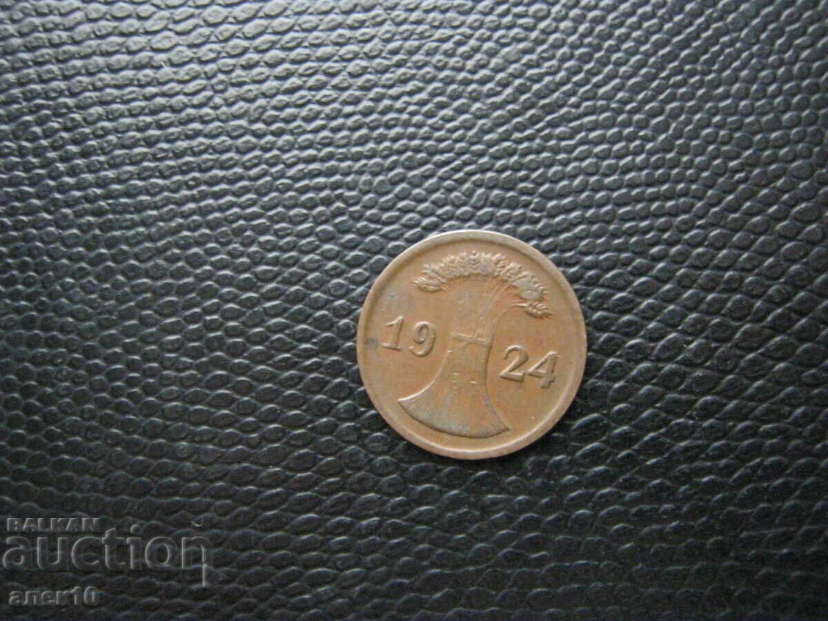 Γερμανία 2 πένιγκ 1924 D με τιμή € 0.30 | 0.59 BGN