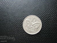 Νέα Ζηλανδία 10 σεντς 1980