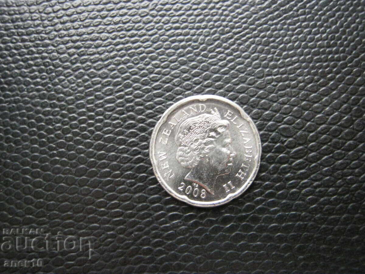 Noua Zeelandă 20 cenți 2008 z cu preț € 0.40 | 0.78 BGN