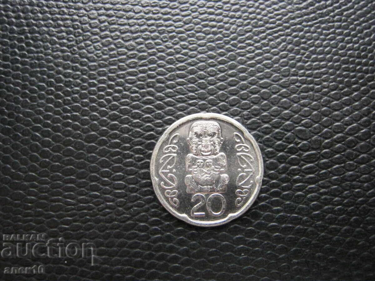 Noua Zeelandă 20 cenți 2008 z