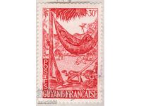 Guyana Franceză-1947-Uz curent-odihnă în hamac, MLH