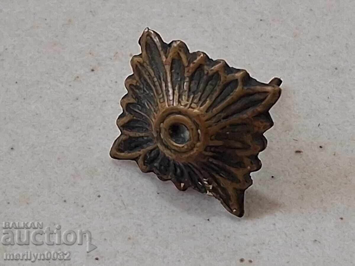 Nasture de epalet piramidală de la uniformă militară Regatul Bulgariei - 5