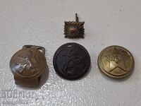 Nasture de epalet piramidală de la uniformă militară Regatul Bulgariei