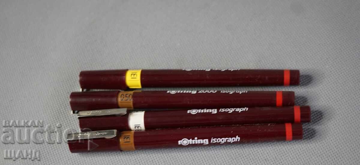 ROTRING stilouri tehnice germane ROTRING lot 4 buc cu preț € 10.45 | 20.44 BGN