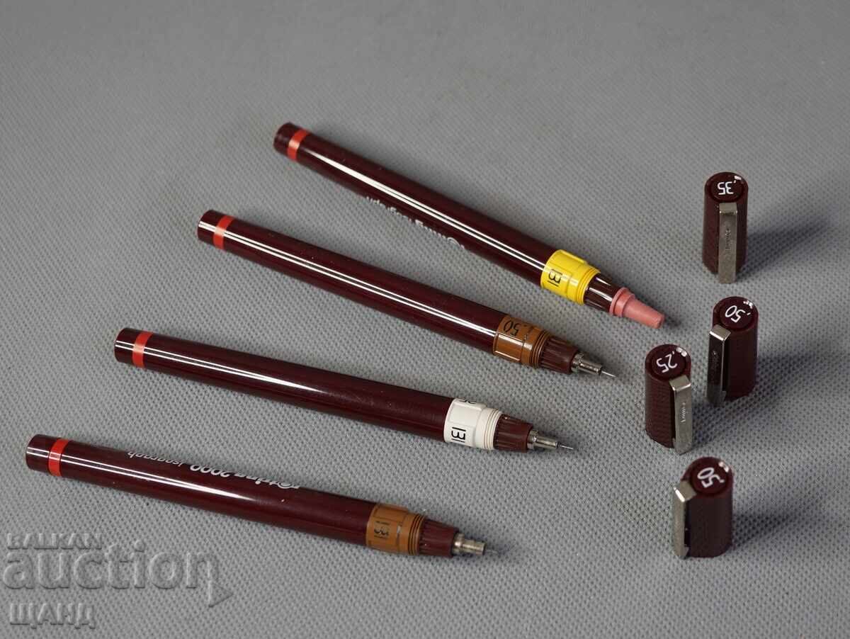 Licitație ROTRING stilouri tehnice germane ROTRING lot 4 buc