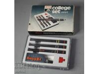 SET ROTRING COLLEGE Rapidografe germane SET CU CUTIE