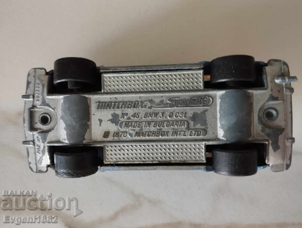 BMW 3.0 CSL Matchbox made in Bulgaria Matchbox Troleyer - 7