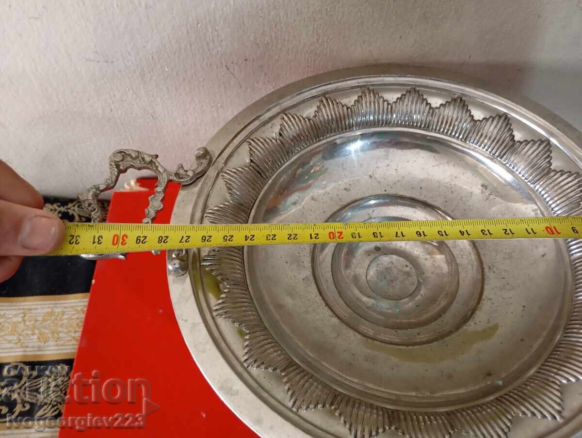 Fructieră, bol, coș argintat în stil Art Nouveau - 5