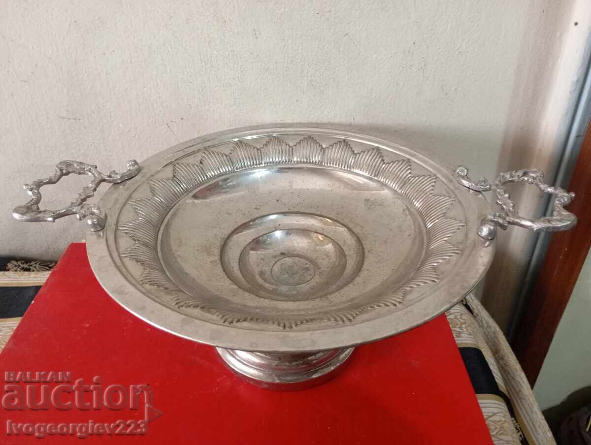 Fructieră, bol, coș argintat în stil Art Nouveau