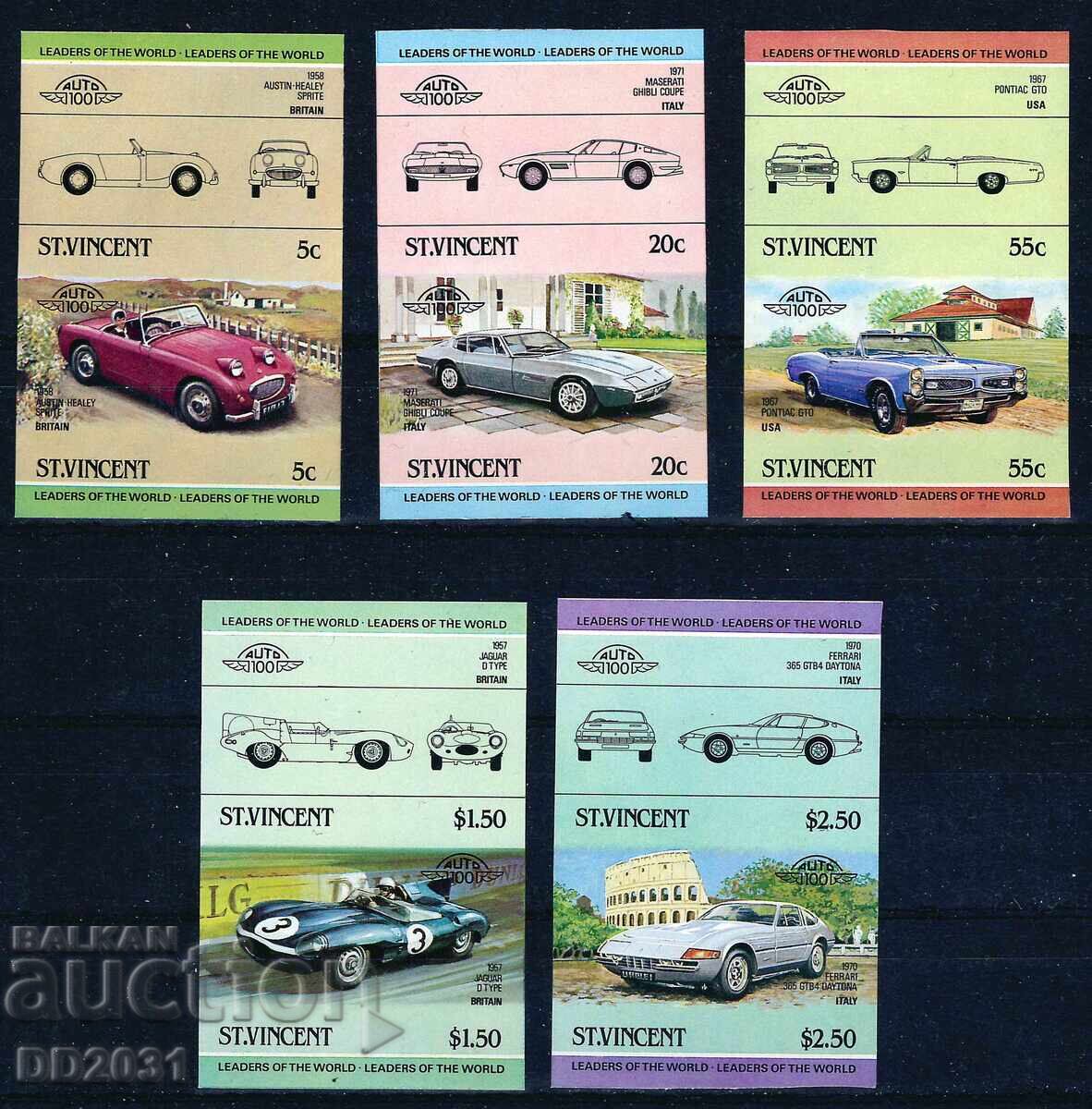 Άγιος Βικέντιος 1984 - χωρίς οδόντωση Leaders of the World 2 MNH