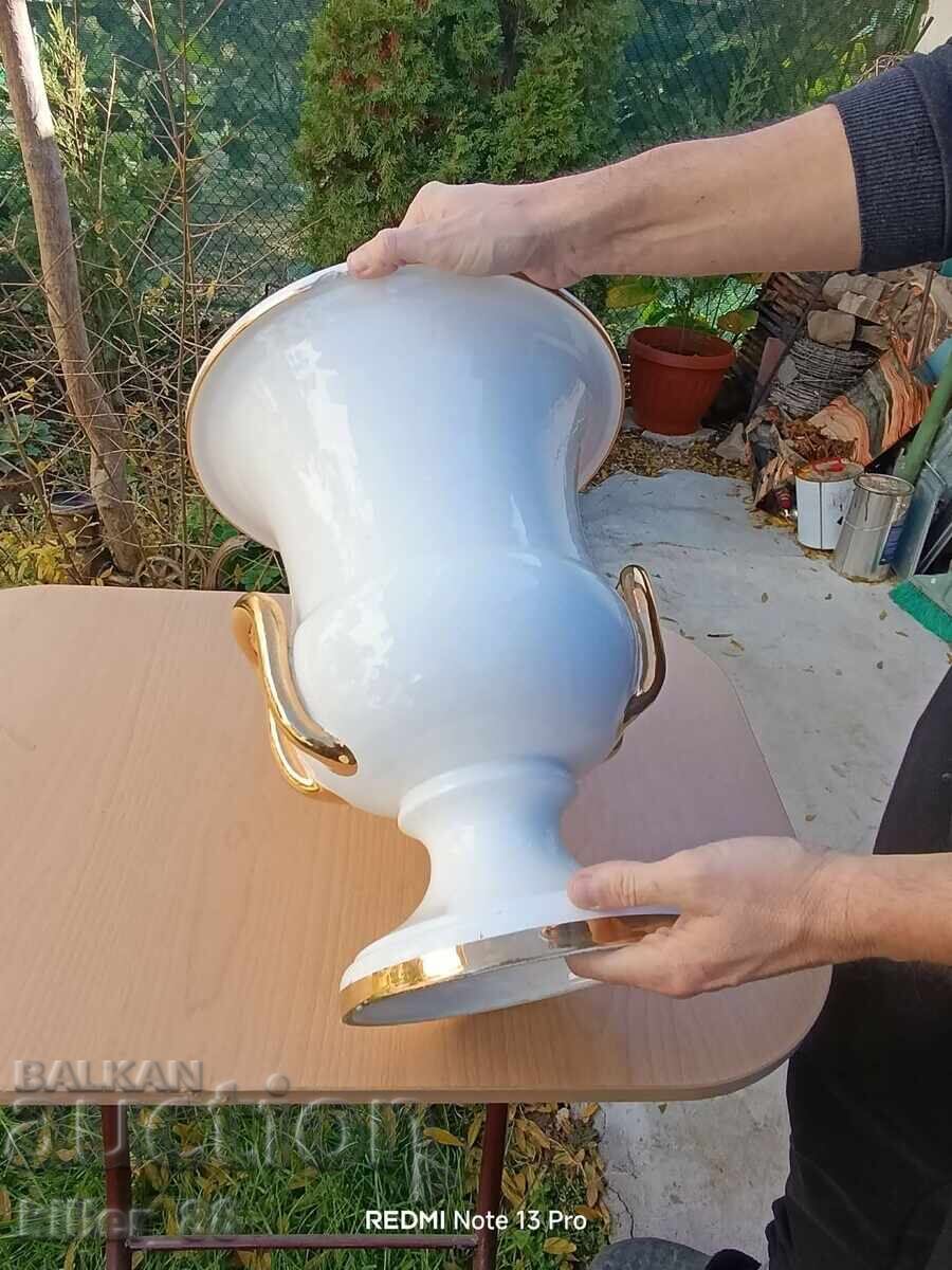 Auction  Vintage large porcelain vase