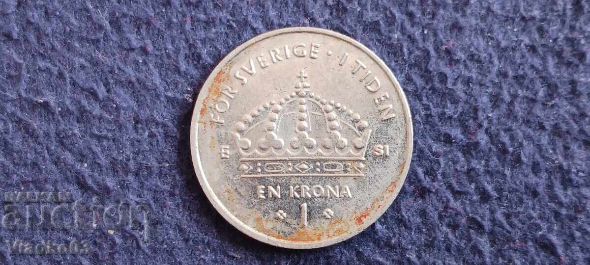 Sweden 1 krona 2007 Sweden 1 krona 2007