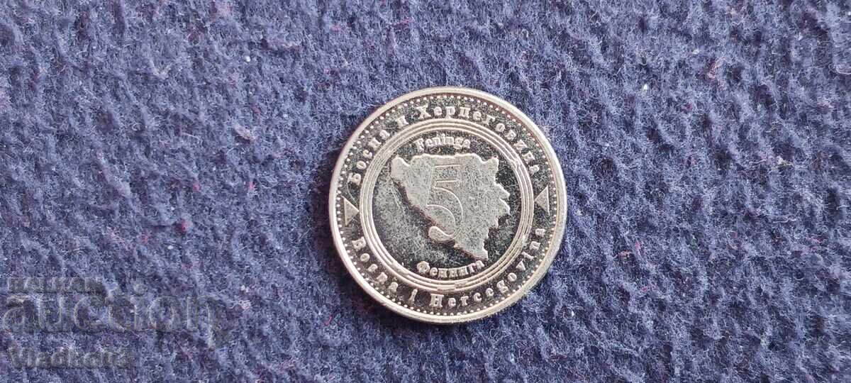 Bosnia și Herțegovina 5 feningi 2005