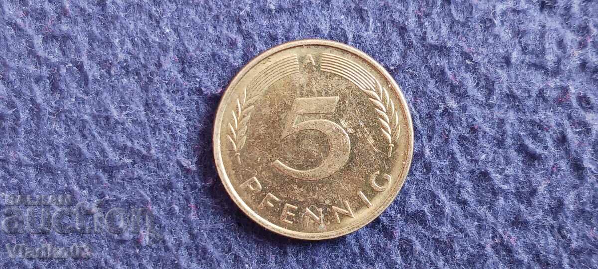 Γερμανία 5 πένιγκ 1996 A