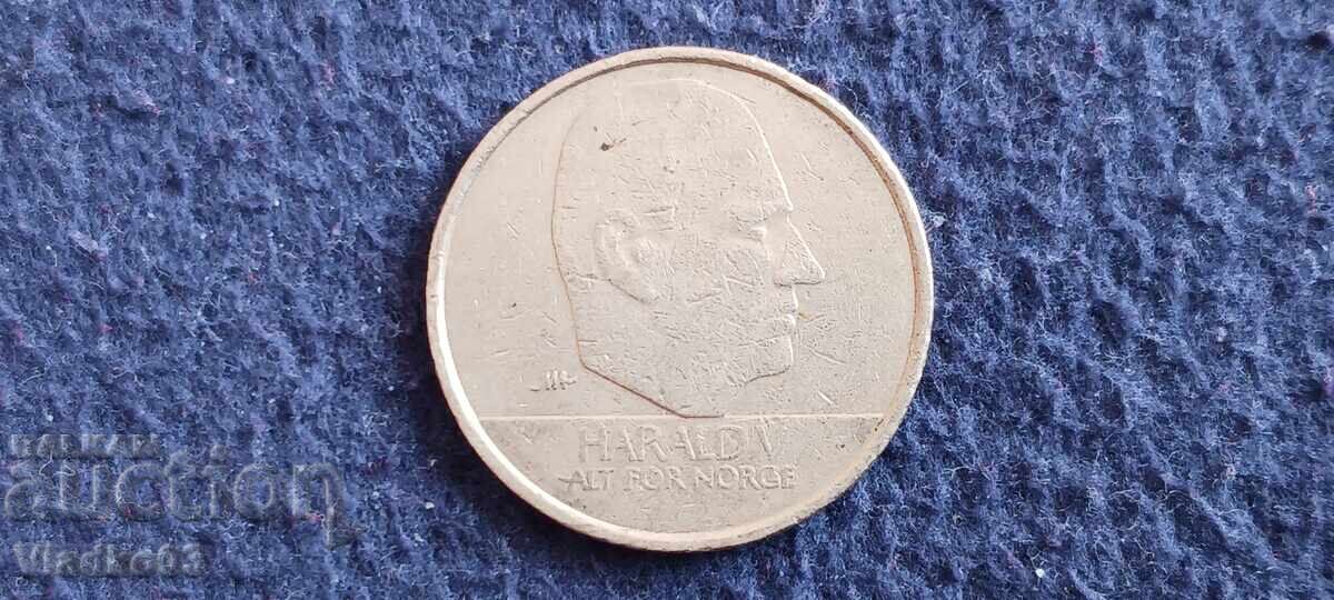 Норвегия 10 крони 1995 с цена € 0.64 | 1.25 лв.