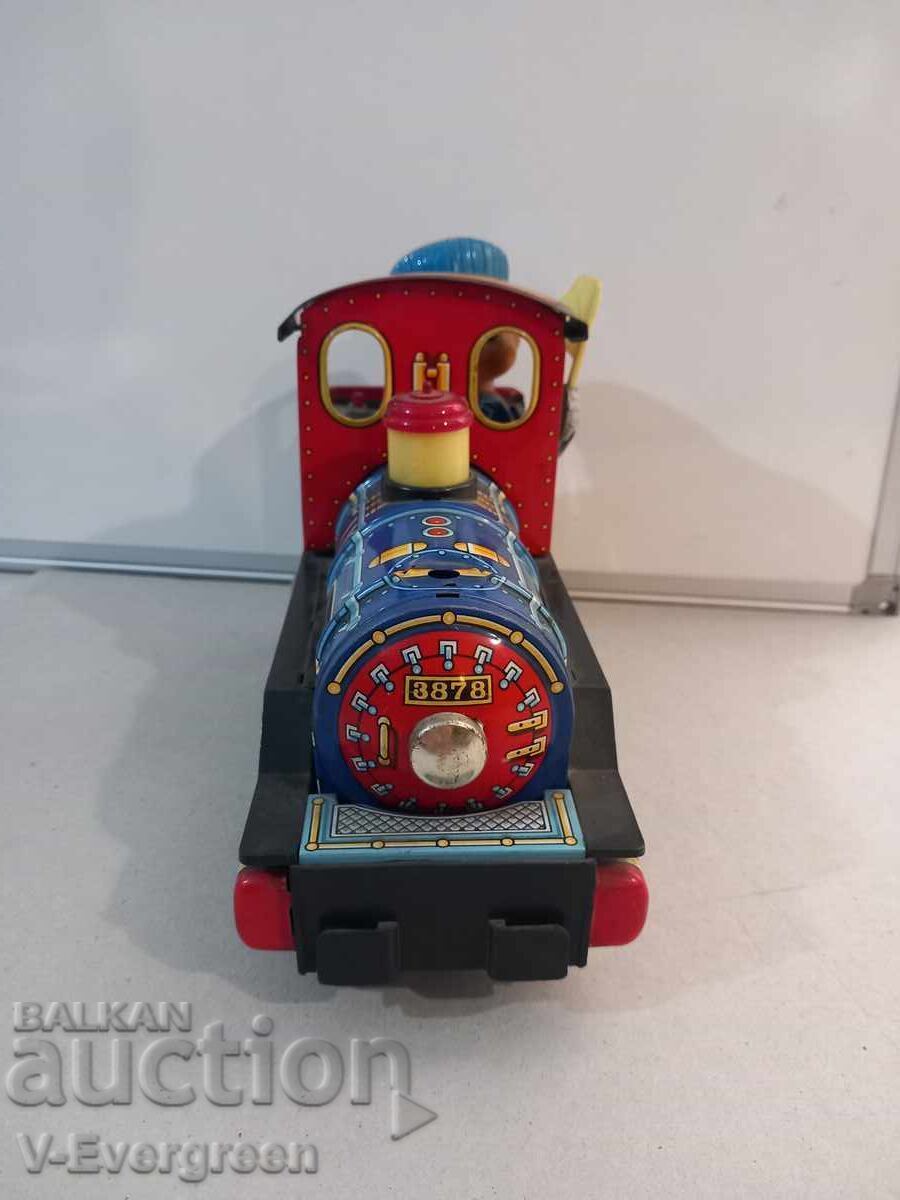 Παλιό ιαπωνικό τενεκεδένιο τρενάκι ατμομηχανή Masudaya με τιμή € 15.00 | 29.34 BGN