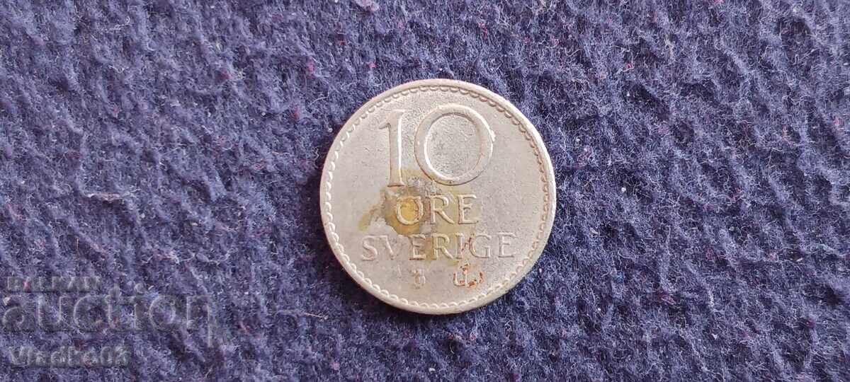 Sweden 10 öre 1968