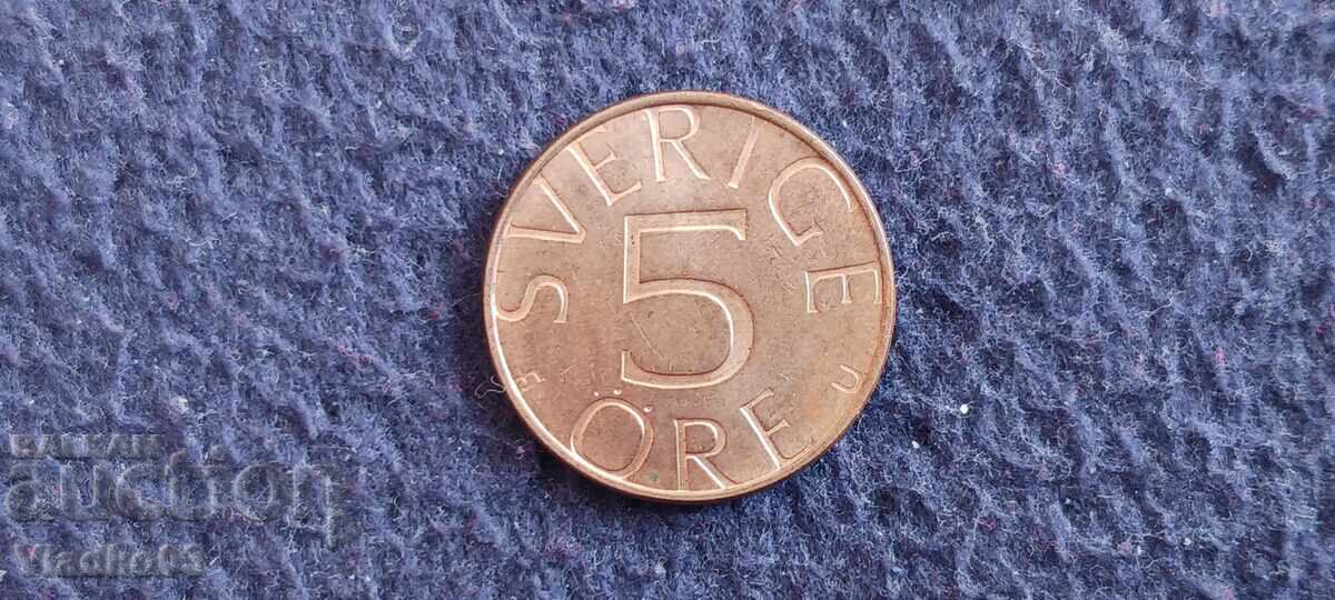 Suedia 5 öre 1979