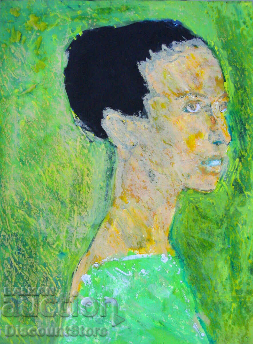 Tempera/pastel drawing, Anton Terziev