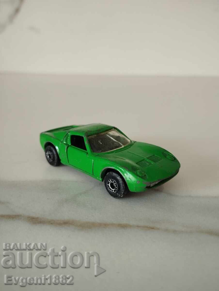 Lamborghini Miura Matchbox made in Bulgaria Καλάθι σπιρτόκουτο