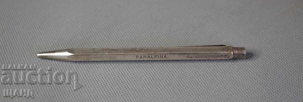 Παράδοση Παλιά επάργυρη αυτόματη πένα Caran D'Ache με κουτί