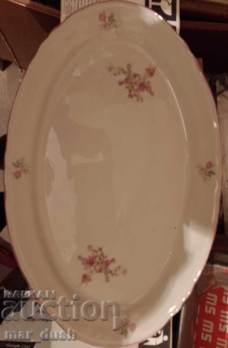 Стар български порцеланов поднос