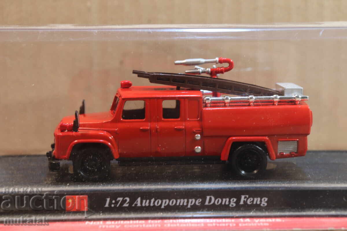 1/72  DONG FENG КАМИОН ПОЖАРНА   МОДЕЛ КОЛИЧКА с цена € 9.00 | 17.60 лв.