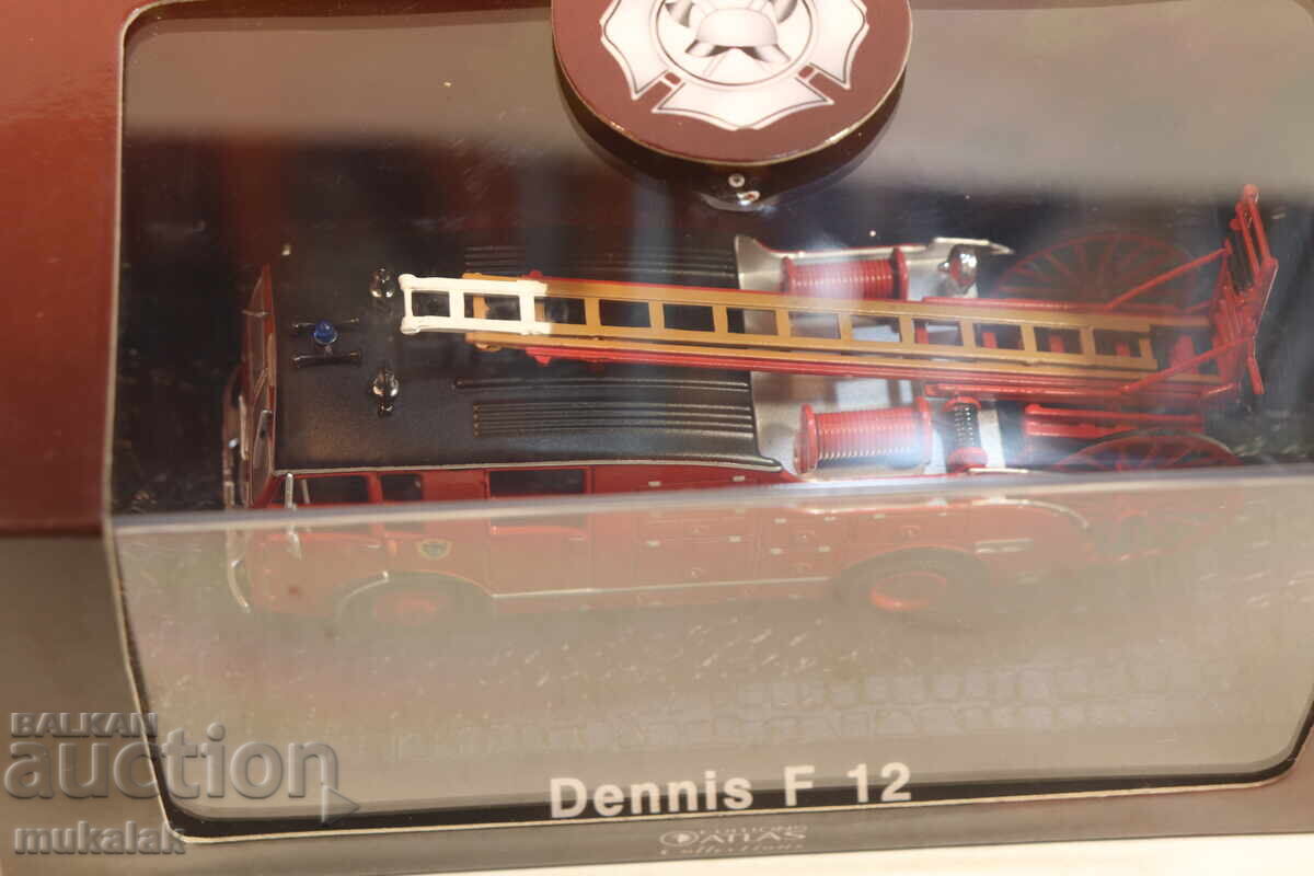 Аукцион 1/72  ATLAS   DENNIS F 12   КАМИОН ПОЖАРНА   МОДЕЛ КОЛИЧКА