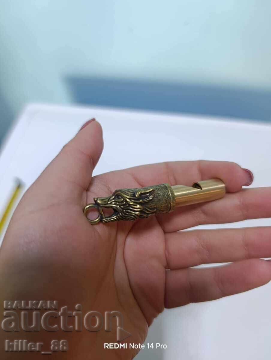 Аукцион Бронзова свирка вълча глава